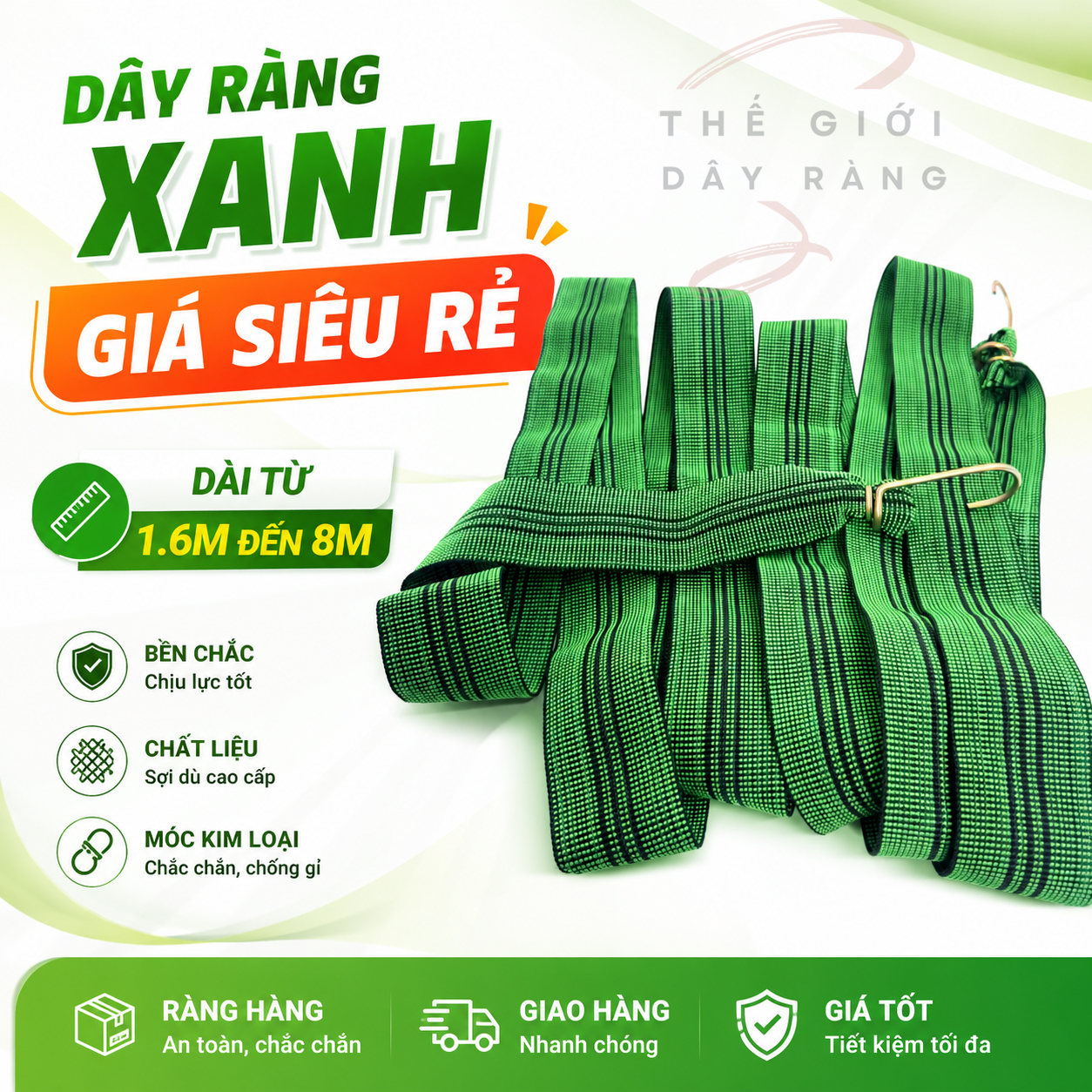 DÂY RÀNG XANH GIÁ RẺ